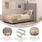 Flash Furniture Gray Queen Platform Bed with Headboard YK-1078-GY-T-GG - alternate 2